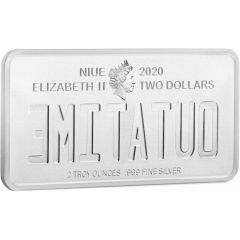 2 Dollars - Elizabeth II License Plate