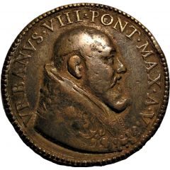 Medal - Urban VIII Fortifications of Castel Sant`Angelo, Rome