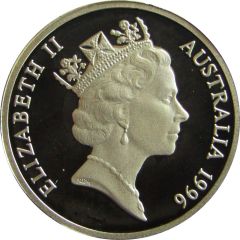 1 Dollar - Elizabeth II 3rd Portrait - Father of Federation - Silver Proof