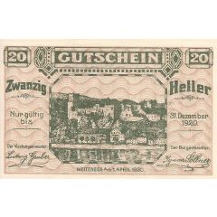 20 Heller Weitenegg