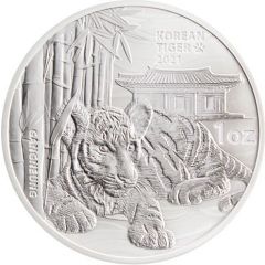 1 oz Silver Korean Tiger