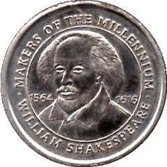 Token - Sainsbury`s Makers of the Millennium William Shakespeare