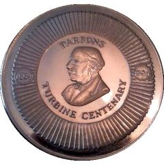 Medal - Parsons, Turbine-Generator centenary
