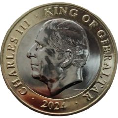 2 Pounds - Charles III Christmas