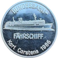 Medal - Bundsbahnfährschiff Karl Carstens / Nuremberg Christmas Market