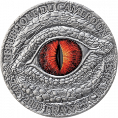 2000 Francs Flaming wyvern
