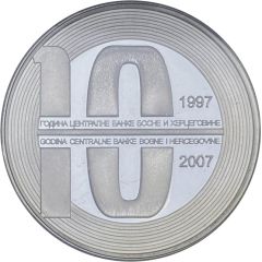 Medal - 10 years of the Central bank of Bosnia and Herzegovina