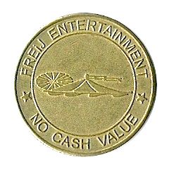 Amusement Token - Freij Entertainment bigger inner circle, golden