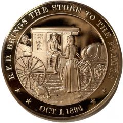 Medal - History of the United States RFD Brings the Store to the Farmer
