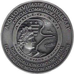 Medal - Celebrate Apollo Apollo XVII