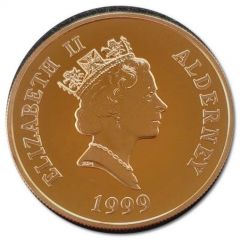 5 Pounds - Elizabeth II Sir Winston Churchill, Gold