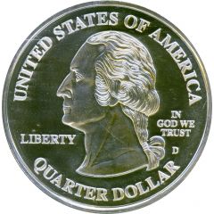 4 oz Silver Giant Statehood Quarter