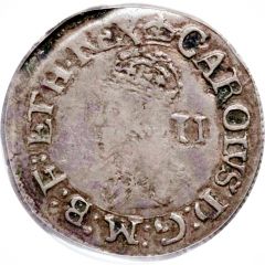 1/2 Groat - Charles I Tower mint, Group D