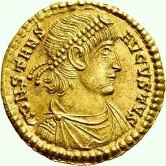 Solidus - Constans I VICTORIAE DD NN AVGG, Treveri