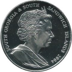 2 Pounds - Elizabeth II Sir Ernest Shackleton