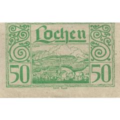 50 Heller Lochen