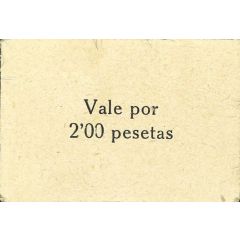 2 Pesetas Conchel de Cinca