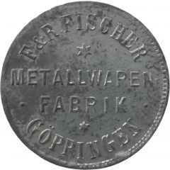 5 Pfennig - Göppingen F. and R. Fischer Metallwarenfabrik