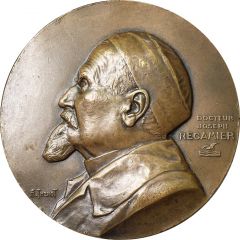 Medal - Polar and Africa expedition Dr. Joseph Recamier and Philippe duke of Orleans
