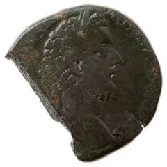 Sestertius - Commodus P M TR P VIIII IMP VI COS IIII P P S C, Roma and Victory