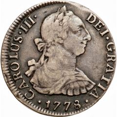 2 Reales - Carlos III portrait