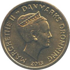 20 Kroner - Margrethe II Ole Rømer and The Speed of Light
