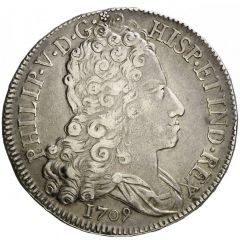 4 Reales - Felipe V Madrid,large bust