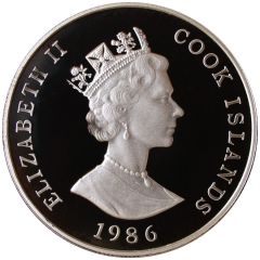 1 Dollar - Elizabeth II Royal Wedding, Piedfort