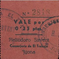 0.25 Pesetas Jijona