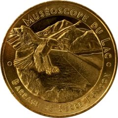 Jeton touristique - Monnaie de Paris - Muséoscope du lac - Barrage de Serre-Ponçon