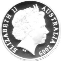 5 Dollars - Elizabeth II 4th Portrait - De Havilland DH 86 - Masterpieces in Silver