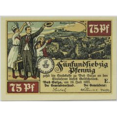 75 Pfennig Spa Series - Issue E