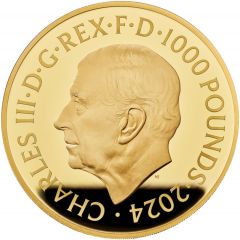 1000 Pounds - Charles III Year of the Dragon, Gold Proof