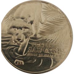 Jeton touristique - Monnaie de Paris - Planete sauvage tigre de malaisie