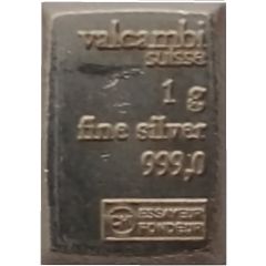 1 Gram Silver Valcambi