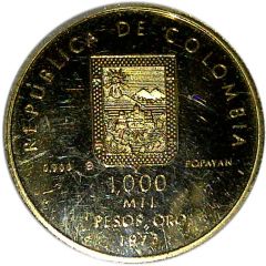 1000 Pesos Guillermo Valencia