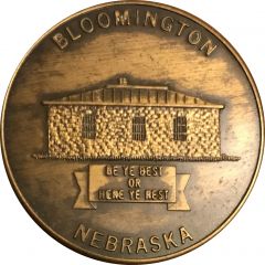 Token - Bloomington, Nebraska Centennial