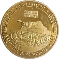Tourist token - Fonderie Saint Luc - Débarquement en Normandie - D-Day - Gold Beach