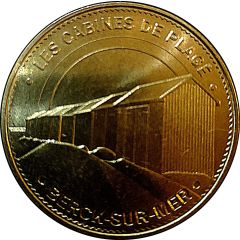 Monnaie de Paris Tourist Token - Berck-sur-Mer Les Cabines de Plage