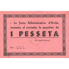 1 Peseta Archs