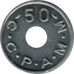 50 Francs Emergency Coinage