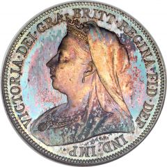 1 Shilling - Victoria 3rd portrait, `Old Head`