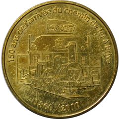Tourist token - Monnaie de Paris - Brive-la-Gaillarde - 150 ans de l`arrivée du chemin de fer