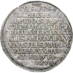 1 Thaler - Christoph Bernhard of Galen Death