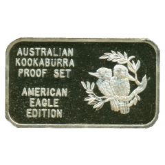 Bar - 1 oz `Kookaburra` - American Eagle Silver Bar