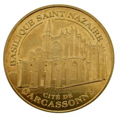Tourist token - Monnaie de paris - Carcassonne - Saint-Nazaire Basilica