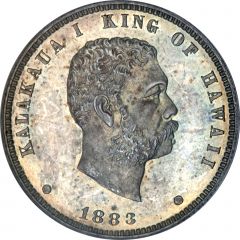 1/8 Dollar - Kalākaua I