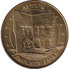 Monnaie de Paris Tourist Token - Autun Temple de Janus