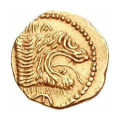 Gold 50 Asses Lion`s head series I