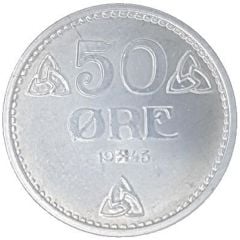 Replica - 50 Øre 1945 German Occupation